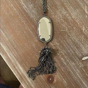 Kendra mirrored necklace